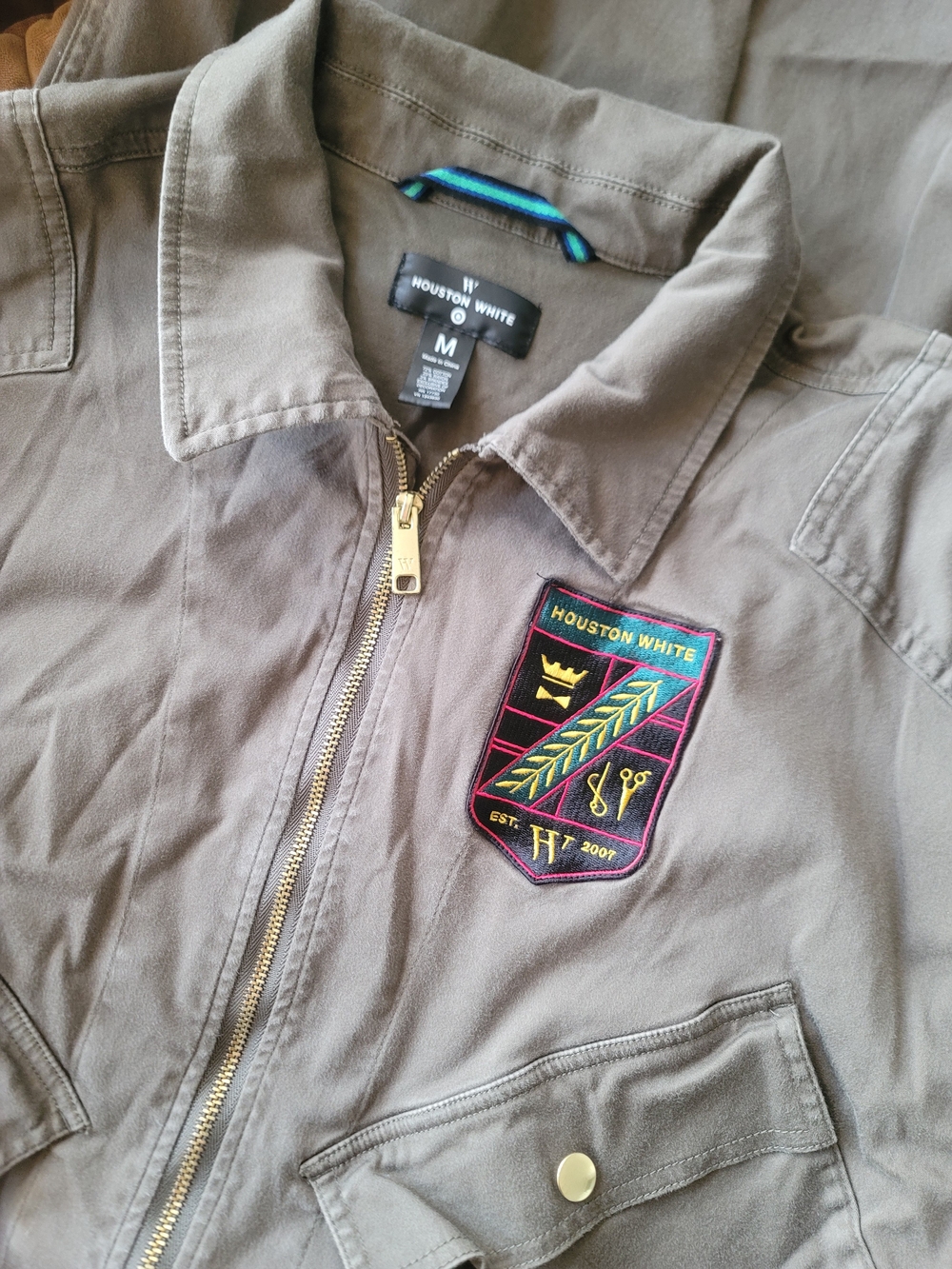 Houston White TARGET Men's Olive Utility Jumpsuit - Picture 2 of 4